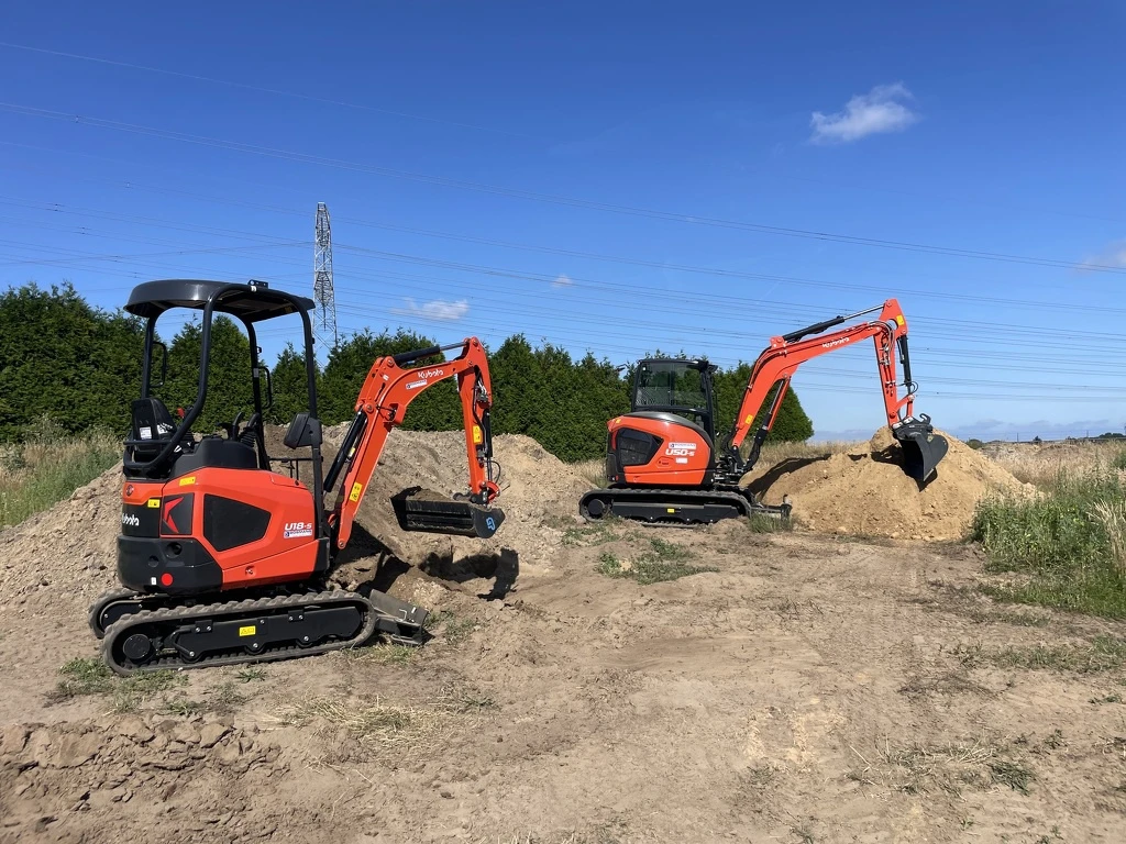 Kubota U18-5 HI minigraver NIEUW €395 LEASE 2026 image 1