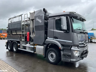 Mercedes-Benz Arocs 2643 6x4 Koks Cyclovac Vacuum Droge stoffen RVS opbouw Just 21.576 km! 2023 - N/A obrazek 8