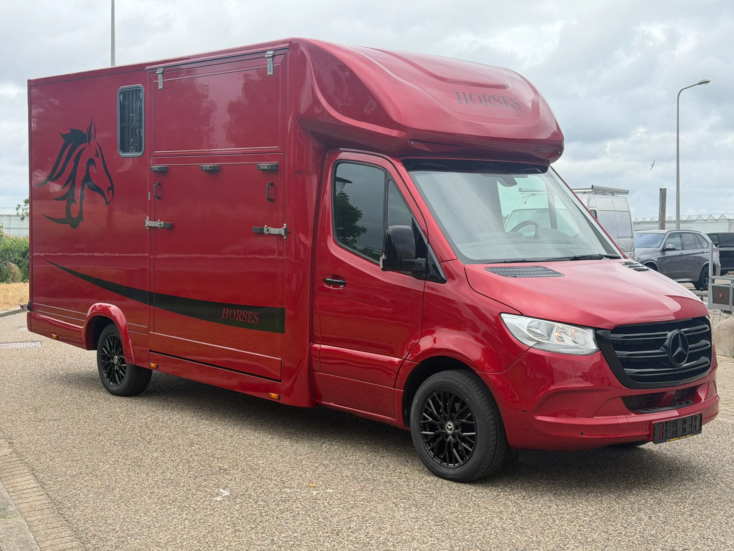 Mercedes-Benz Sprinter 2024 - 317CDI Paardenwagen-Hengsten Uitvoering Automaat Airco Navi Cruisecontrol 70,000KM obrázek 5