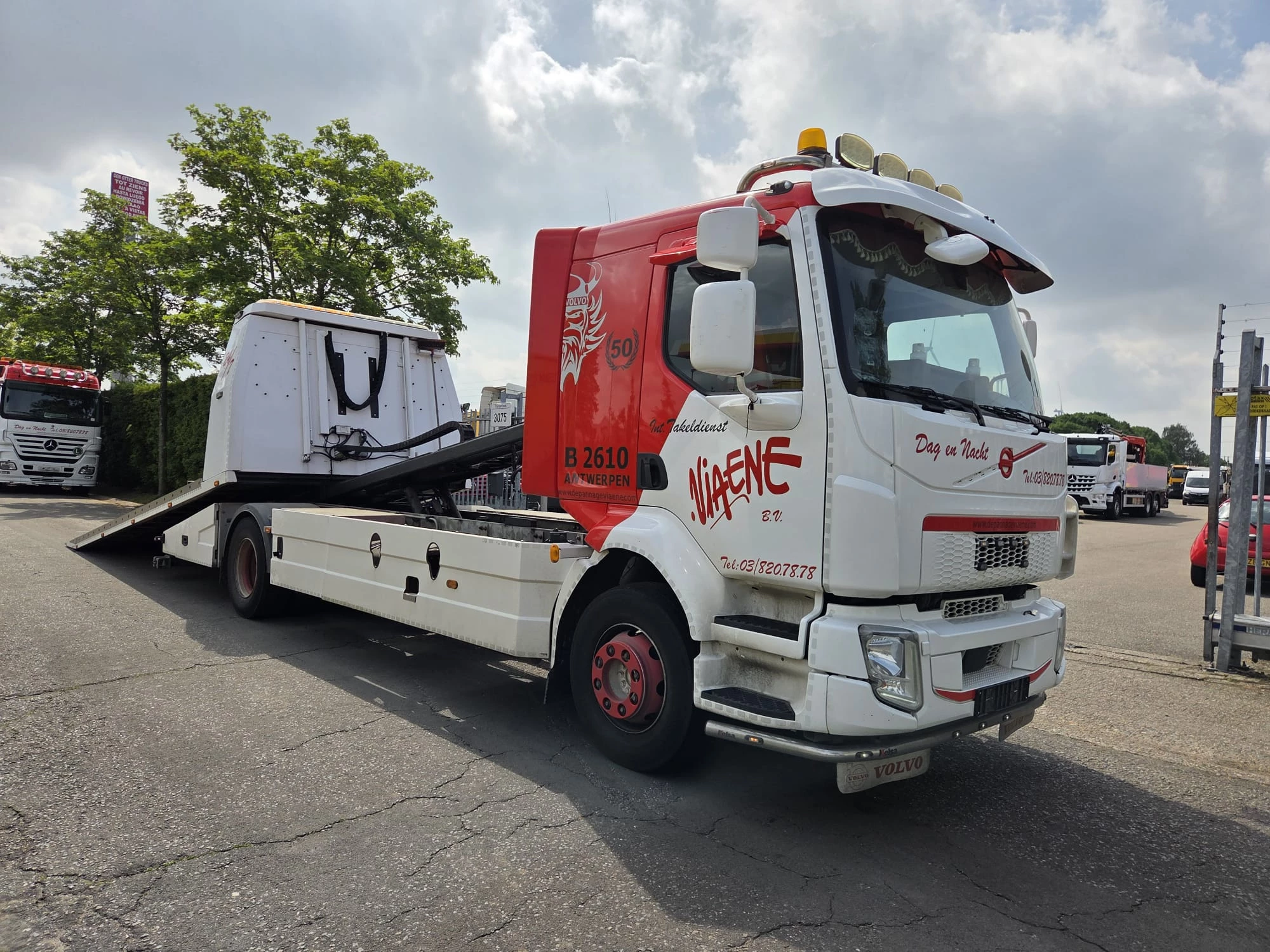 Volvo FL 280 2021 - PLATEAU + LEPEL BELGIUM TRUCK afbeelding 5
