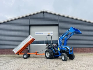 Boxer HT15 kipwagen / kipper NIEUW voor minitractor 2024 afbeelding 1 miniatuur