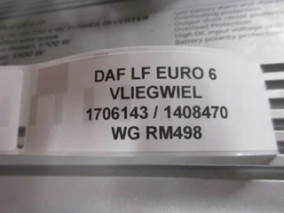 DAF - 1706143 / 1408470 VLIEGWIEL DAF LF EURO 6 afbeelding 3 miniatuur