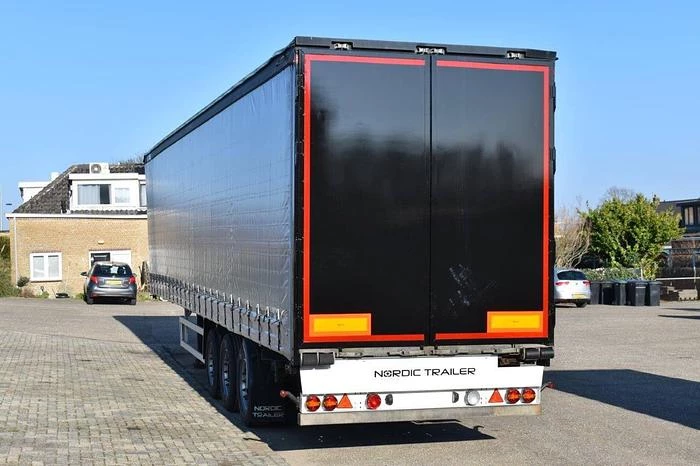NORDIC S340 3 AXLE CURTAINSIDER SLIDING ROOF , NEW TILTS ,GALVANISED CHASSIS CODE XL ANTI THEFT. 2018 obrázek 5