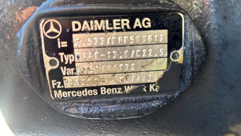 Mercedes-Benz 2012 - A 0003500400 R440-13,0/C22,5 RATIO 2,533 Bild 4