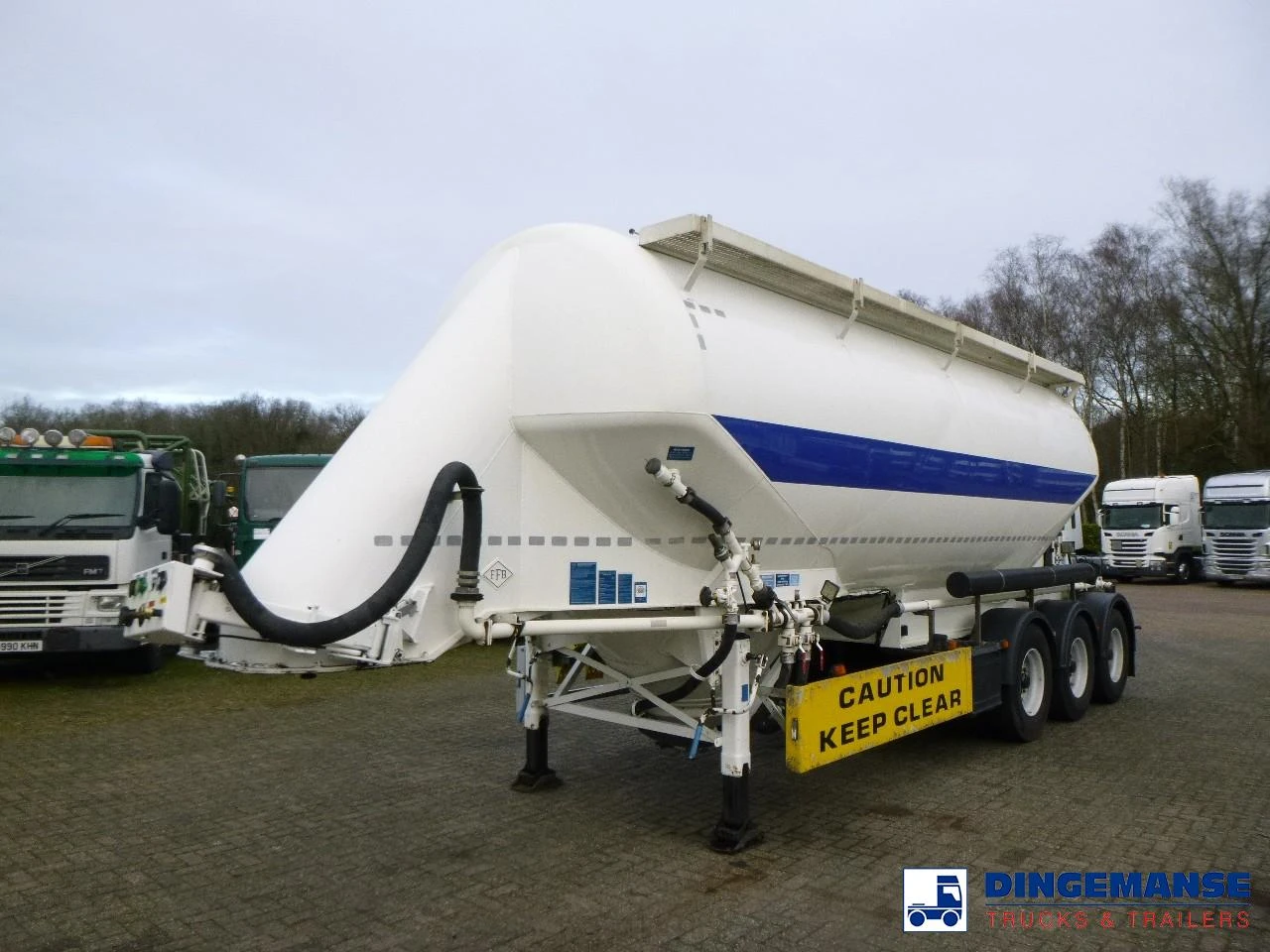 Feldbinder Powder tank alu 36 m3 / 1 comp 2015 obrázek 1