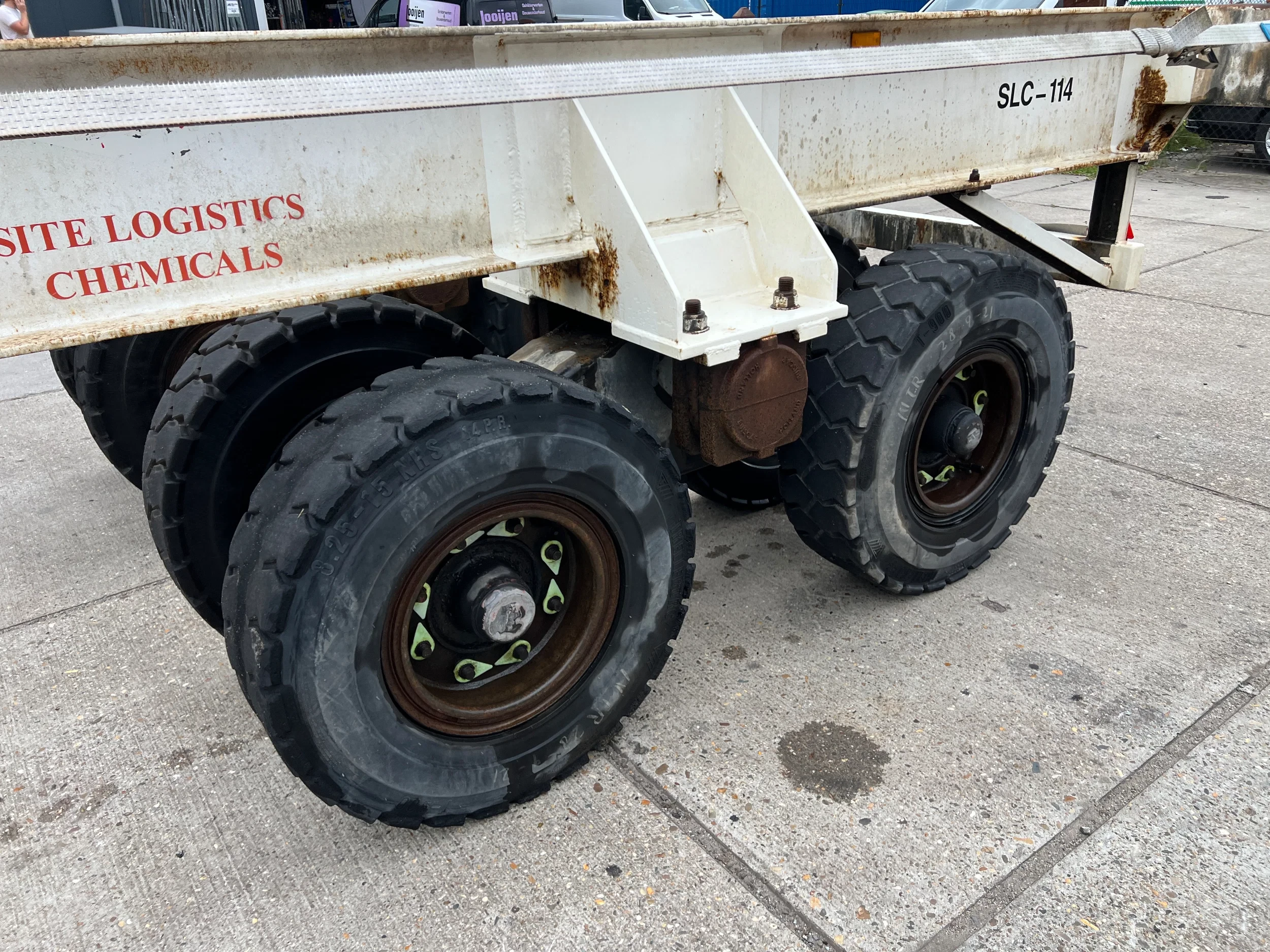Buiscar - HD / 20 FT - 40 FT - 45 FT / Skeletal / Port Trailer afbeelding 7