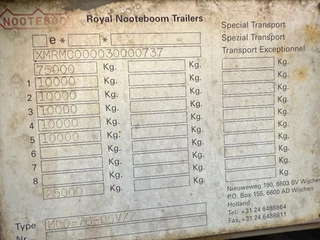 Nooteboom N/A 2003 - MCO-75-05V/Z - 2x EXTENDABLE - 4 AXLES FORCED STEERING immagine 14