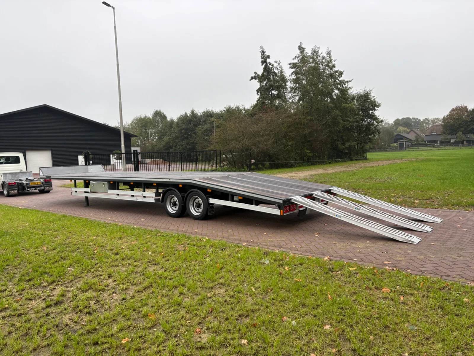 Kuiper PLV 2016 - Be oplegger 7 TON vlak ambulance auto transporter 11.17 CM afbeelding 1