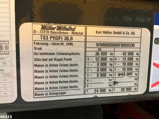 Muller Mitteltal 3-assige dieplader met oprijrampen Machine / Heftruck transport 2015 - N/A obrazek 27