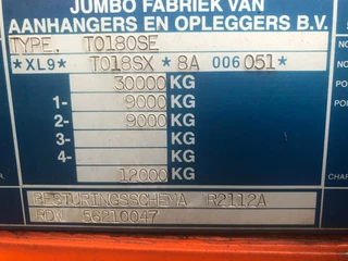 Jumbo N/A 2009 - TO180SE 2 as LZV gekeurd AMA Achtersluitlaadklep OK-52-XD obrazek 15