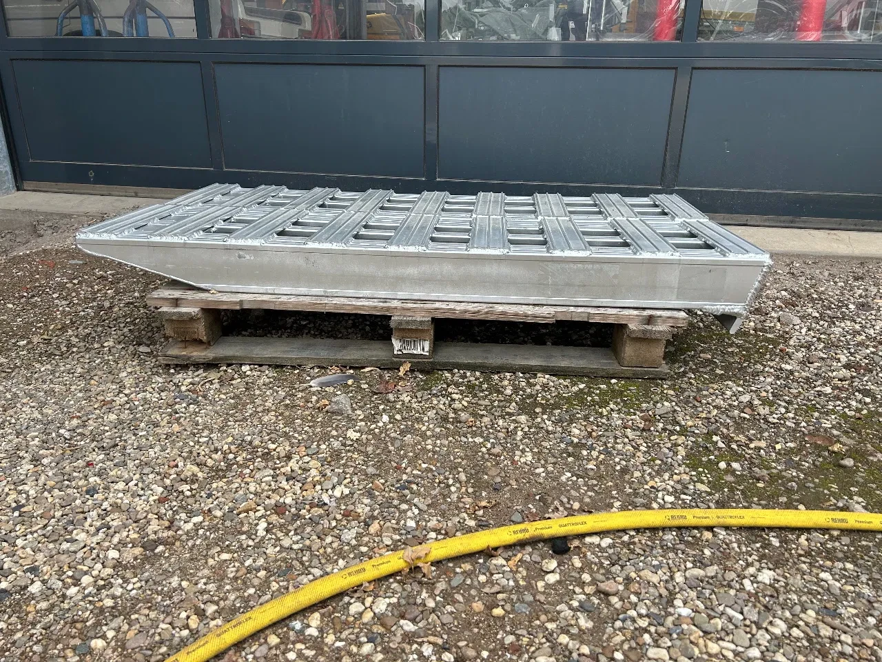 ALU - Oprijplaten 158 x 39 cm 20.000 kg O steun dik 19 cm Bild 2
