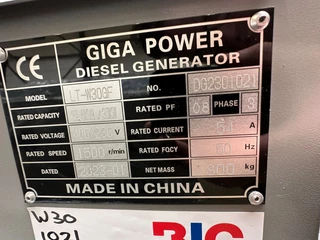 Giga power LT-W30GF 37.5 kVA silent generator 2023 - N/A immagine 10