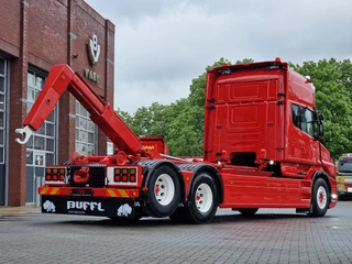 Scania T 2016 - T520 V8 6x2 - AJK Hooklift - New BUFFL interior - Retarder - Full air - Show truck zdjecie 23