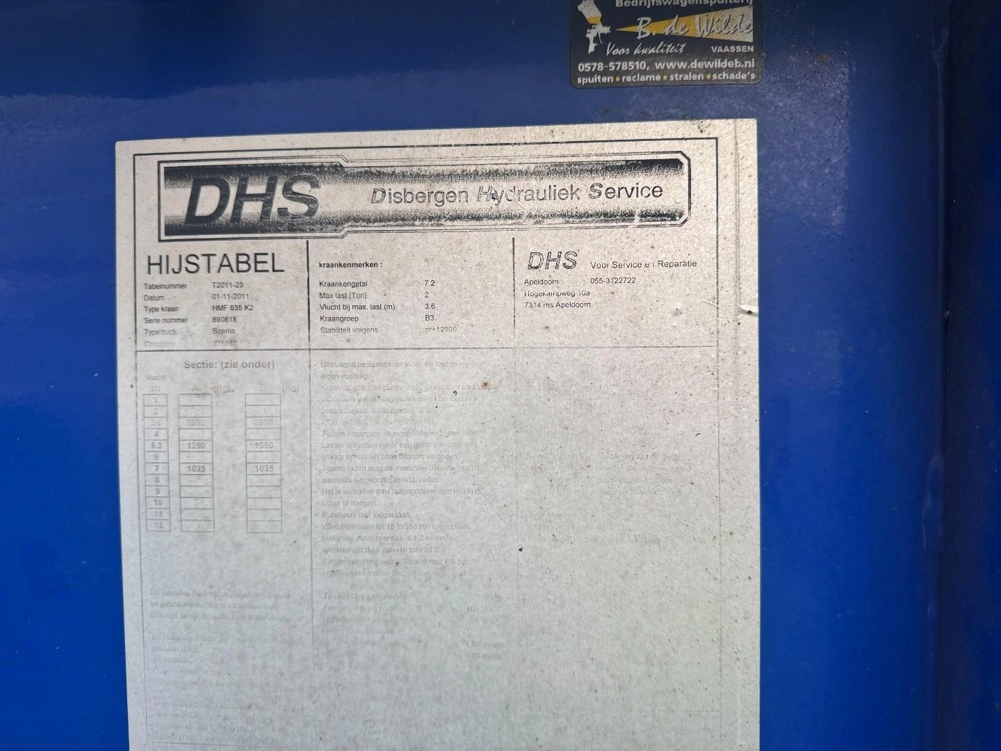 Scania P 2011 - P320 HMF 835 2 x Hydraulik, Remote immagine 17