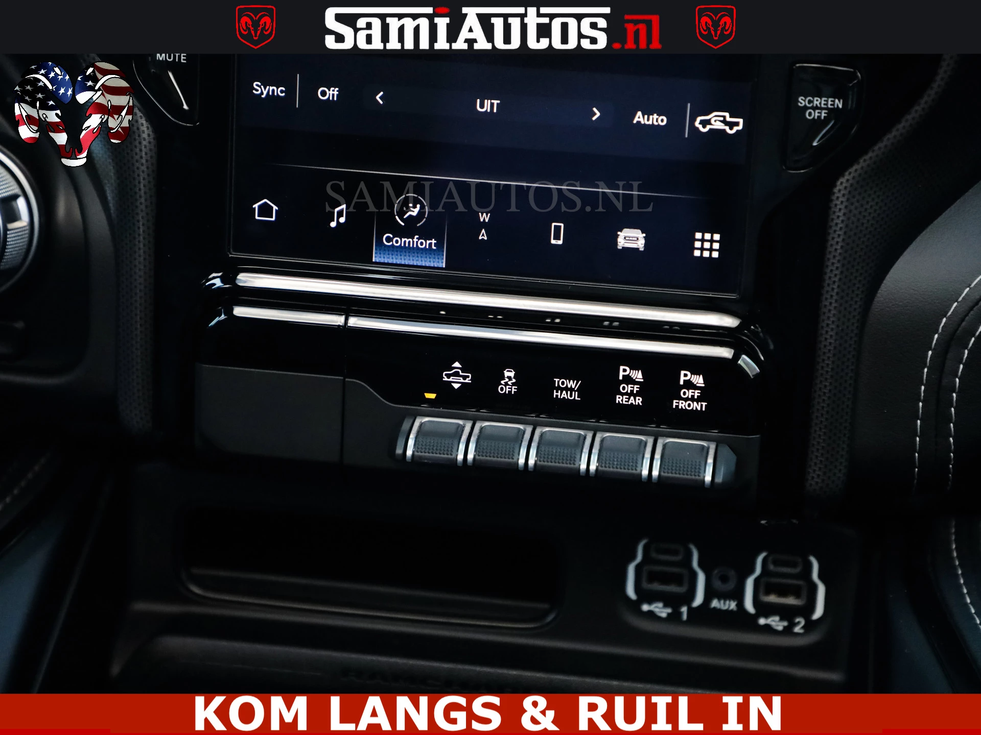 Dodge Ram Pick-Up 2023 - COBRA HULK PACK | 5.7 V8 402 PK | LIMITED EDITION | HUD | LUCHTVERING | BOM VOL | zdjęcie 53
