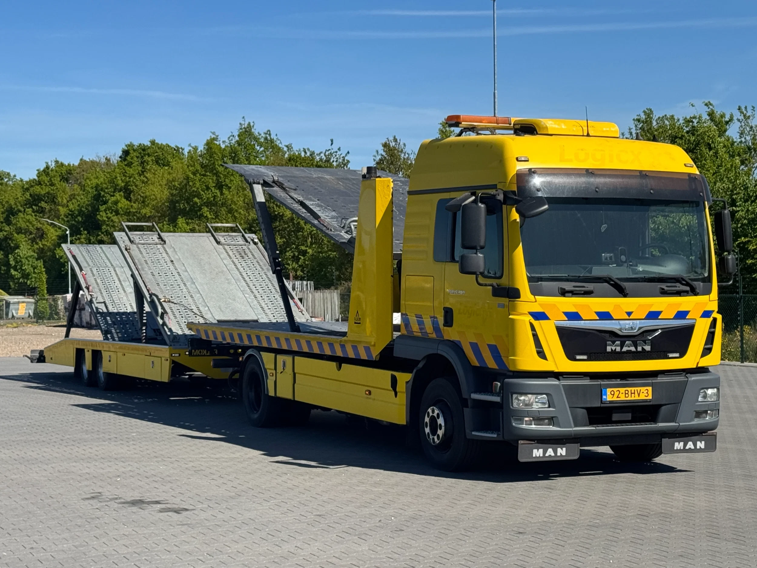 MAN TGM 2016 - 15.290 Falkom + AHW Tijhof opbouw 5 lader combi! image 14