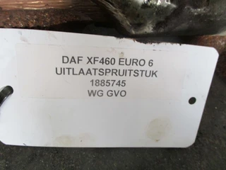 DAF XF 460 - 1885745 UITLAATSPRUITSTUK EURO 6 afbeelding 2 miniatuur