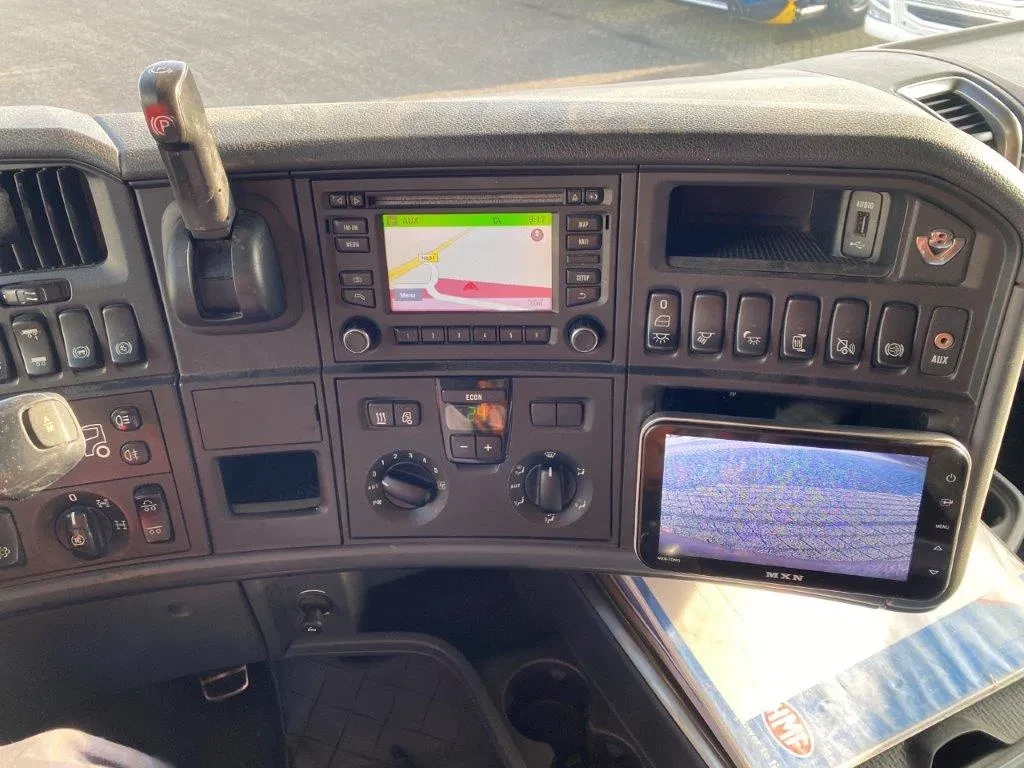 Scania R 2015 - R520 V8 / 8X4 / BIG AXLE / AJK HOOKLIFT 30TON / LIFT+LENKACHSE / NAVI / LEATHER / FULL-AIR / AUTOMATIC / EURO-6 / 2015 afbeelding 21