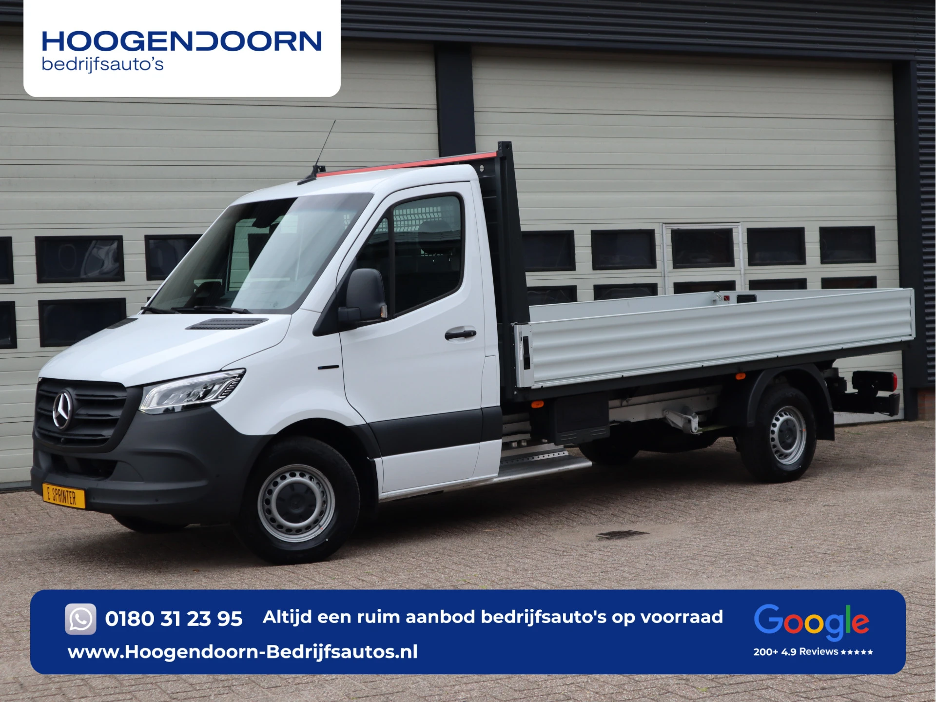 Mercedes-Benz eSprinter 2025 - 320 81kWh L3 Open Laadbak 430 cm - Select - MBUX - Camera afbeelding 1