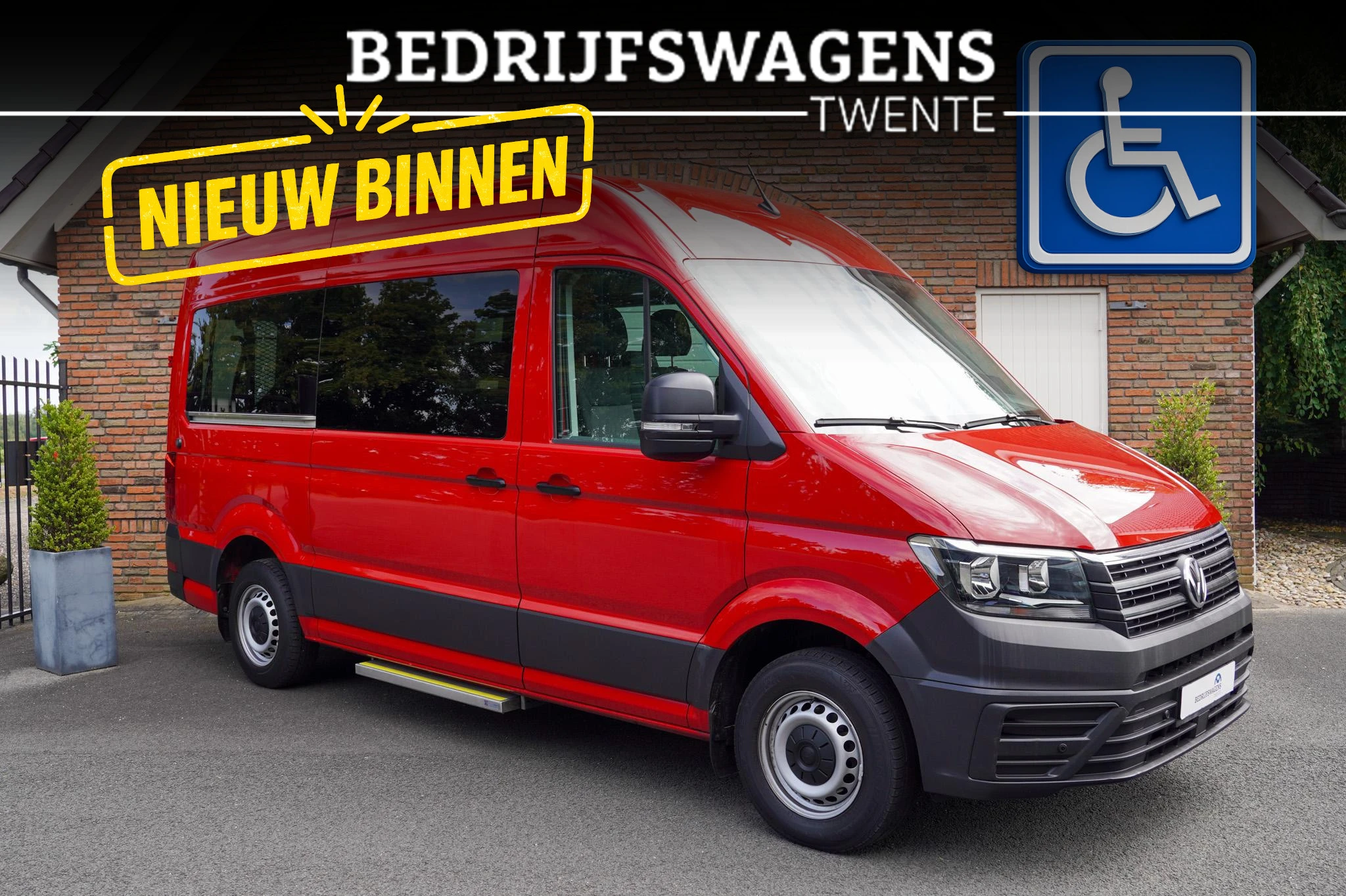 Volkswagen Crafter 2022 - 2.0 TDI 140 PK L3H3 Rolstoelbus afbeelding 1