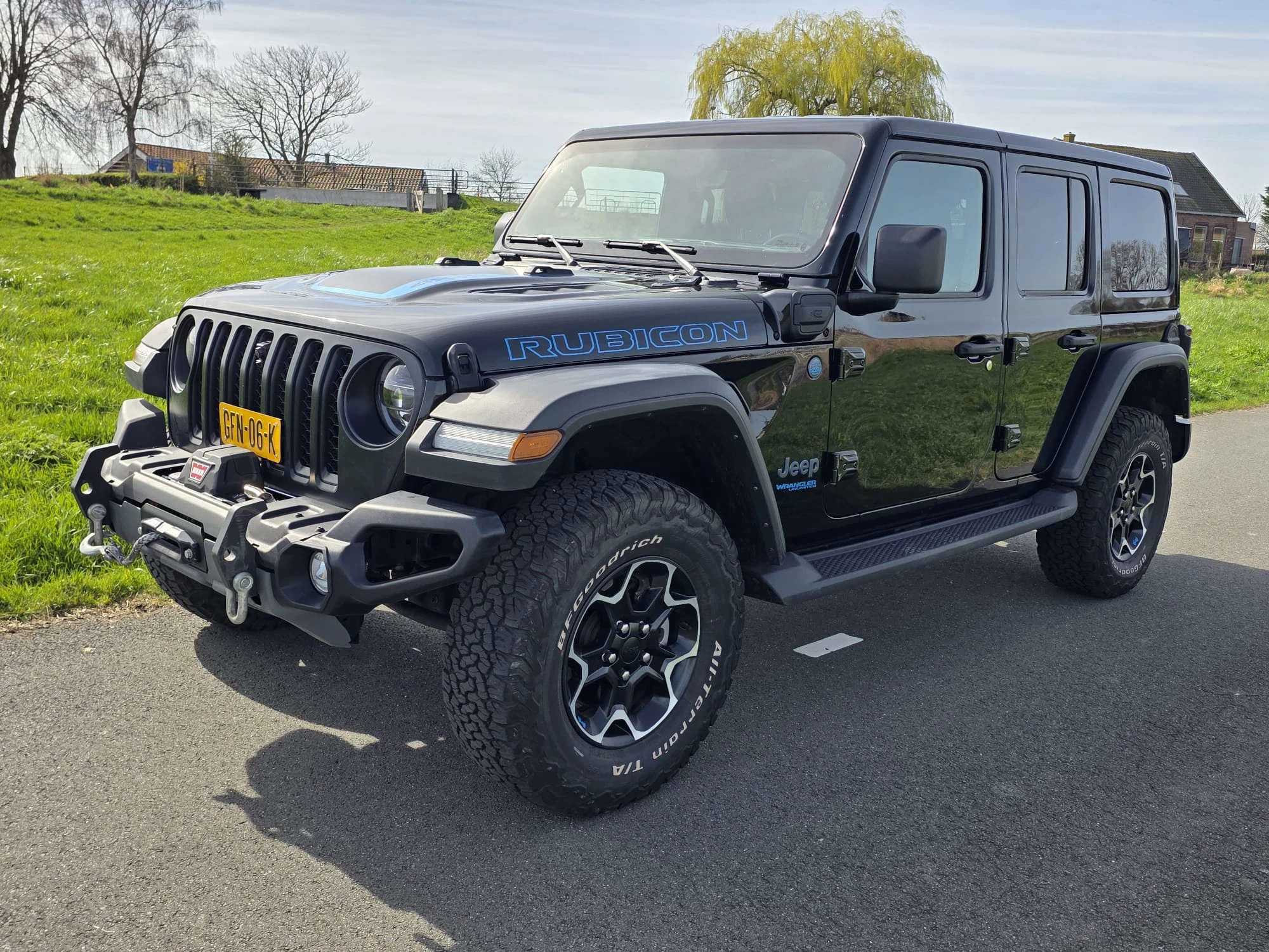 Jeep Wrangler 2022 - 4XE Rubicon - Cabrio/Hardtop - 4x4 - Hybride - 21.836 km - WARN - Alpine afbeelding 8