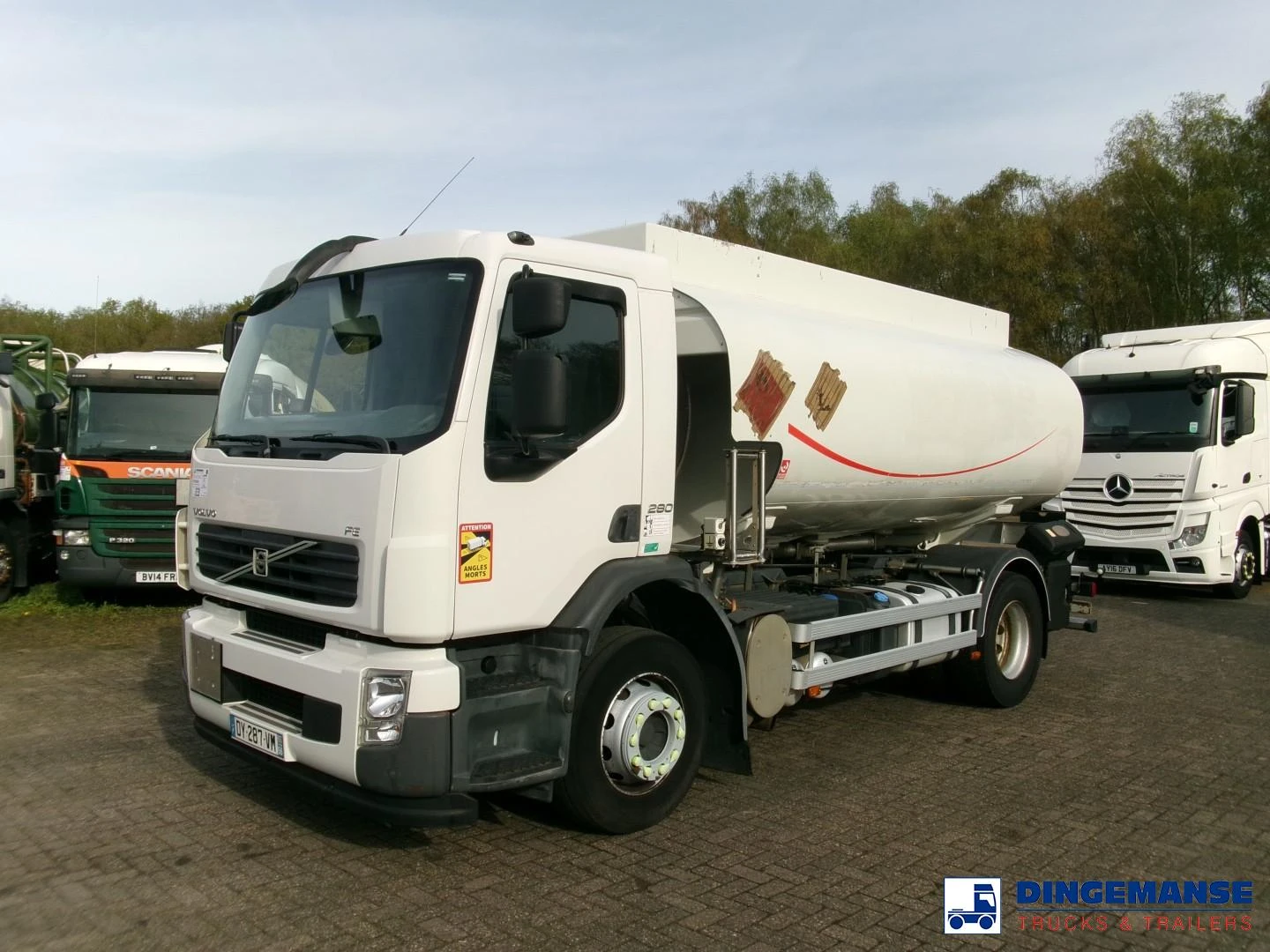 Volvo FE 280 4X2 fuel tank 13.6 m3 / 4 comp / ADR 07/07/24 2008 zdjęcie 1
