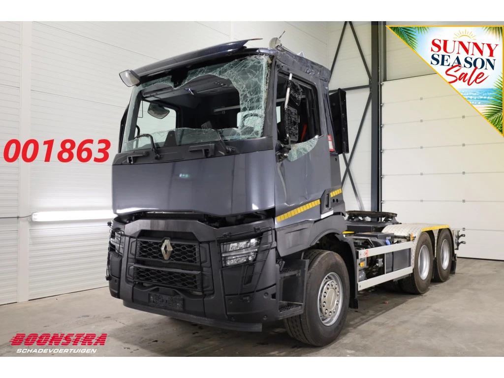 Renault C 480 2023 - ACC 2X PTO Hydrauliek AJK Kip / Schiebe 6X4 144.786 km! image 1