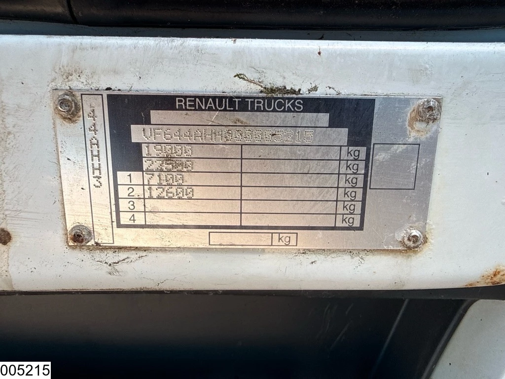 Renault 2012 - Midlum 260 Dxi EURO 5, 13905 Liter, 4 Comp, PTO afbeelding 7
