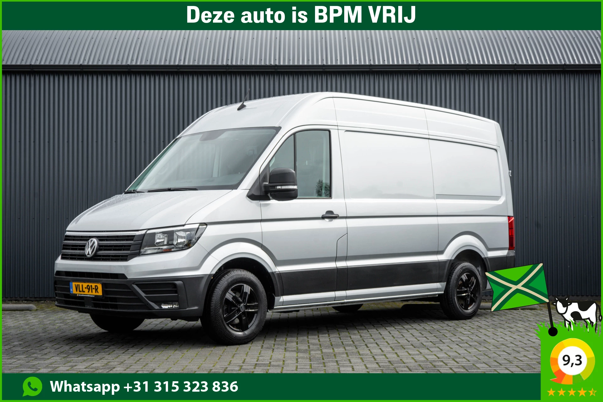 Volkswagen Crafter 2021 - L3H3 | 140 PK | Automaat | Carplay | Camera | Adapt.Cruise | Trekhaak 3.0T afbeelding 1