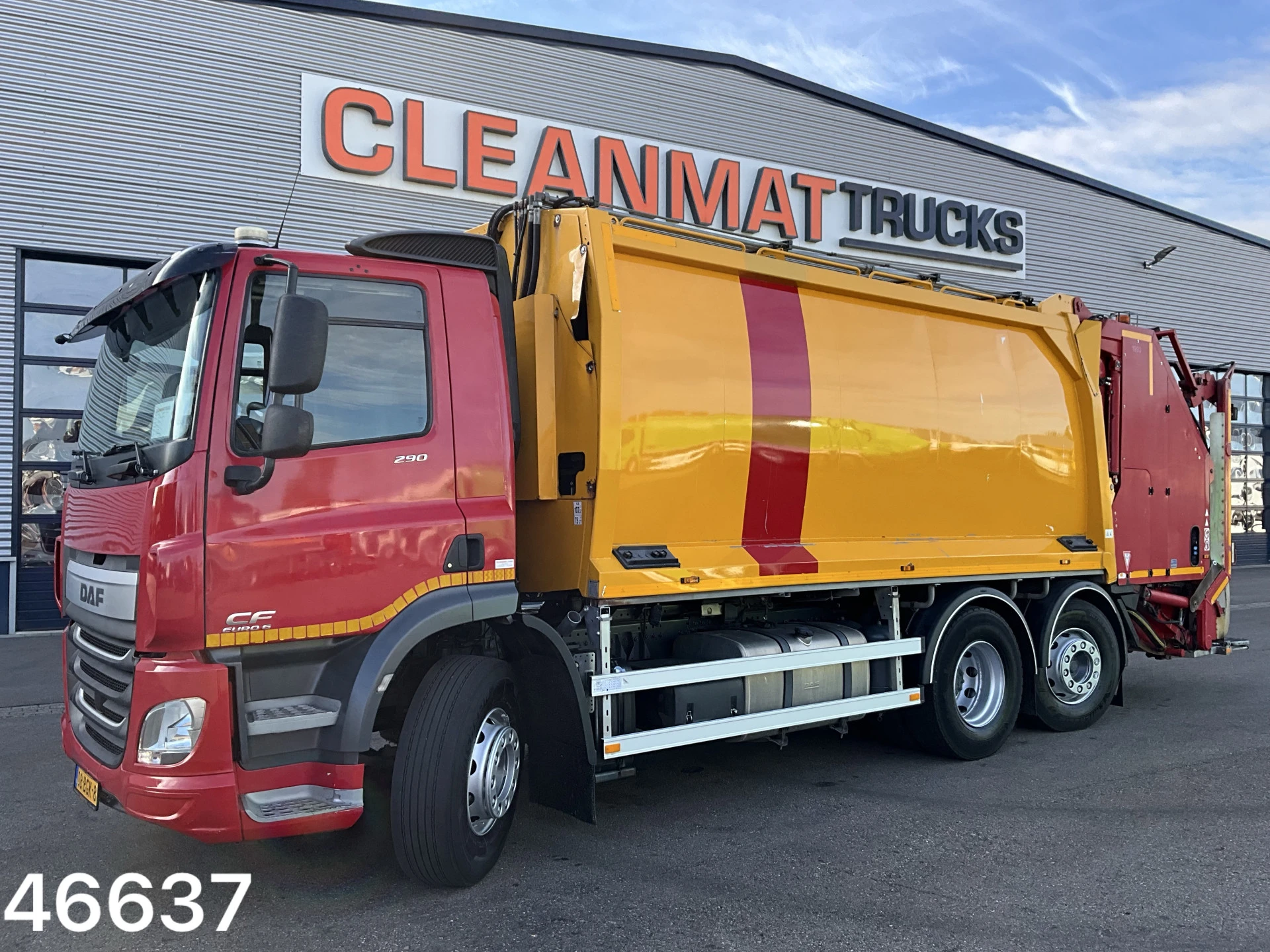DAF FAN CF 290 Euro 6 Geesink 22m² 2015 afbeelding 1