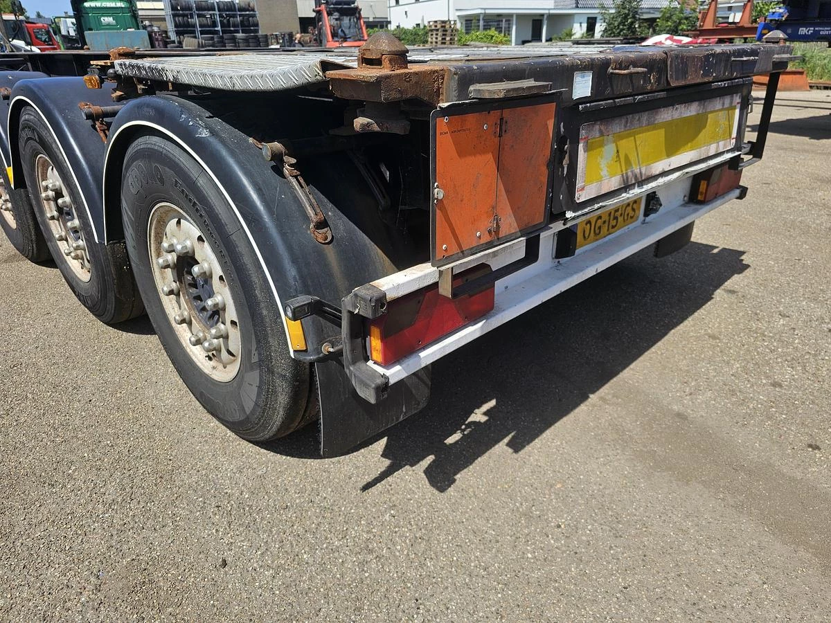 DESOT DSTO-2001-SSR-99L| adr CHASSIS 20/30 FT| 3940 KG | APK 10-12-2025 | HOLLAND CHASSIS. DAF DISC. 2000 afbeelding 25