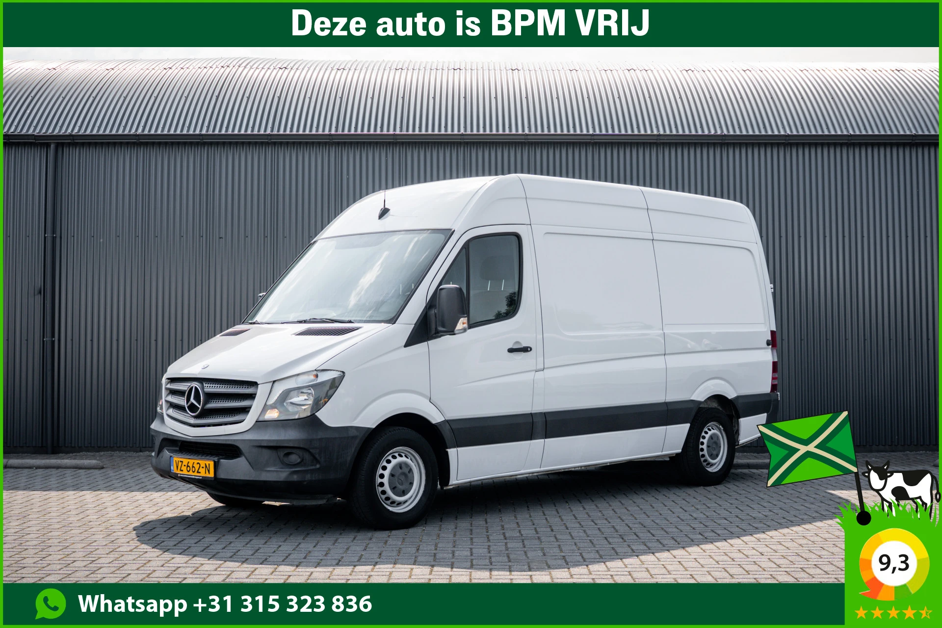 Mercedes-Benz Sprinter 2014 - 313 CDI L2H2 | 3-Zits | 130PK | Airco | Trekhaak afbeelding 1
