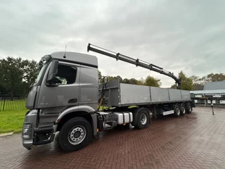Mercedes-Benz Arocs 2014 - GT oplegger met Hiab kraan immagine 2