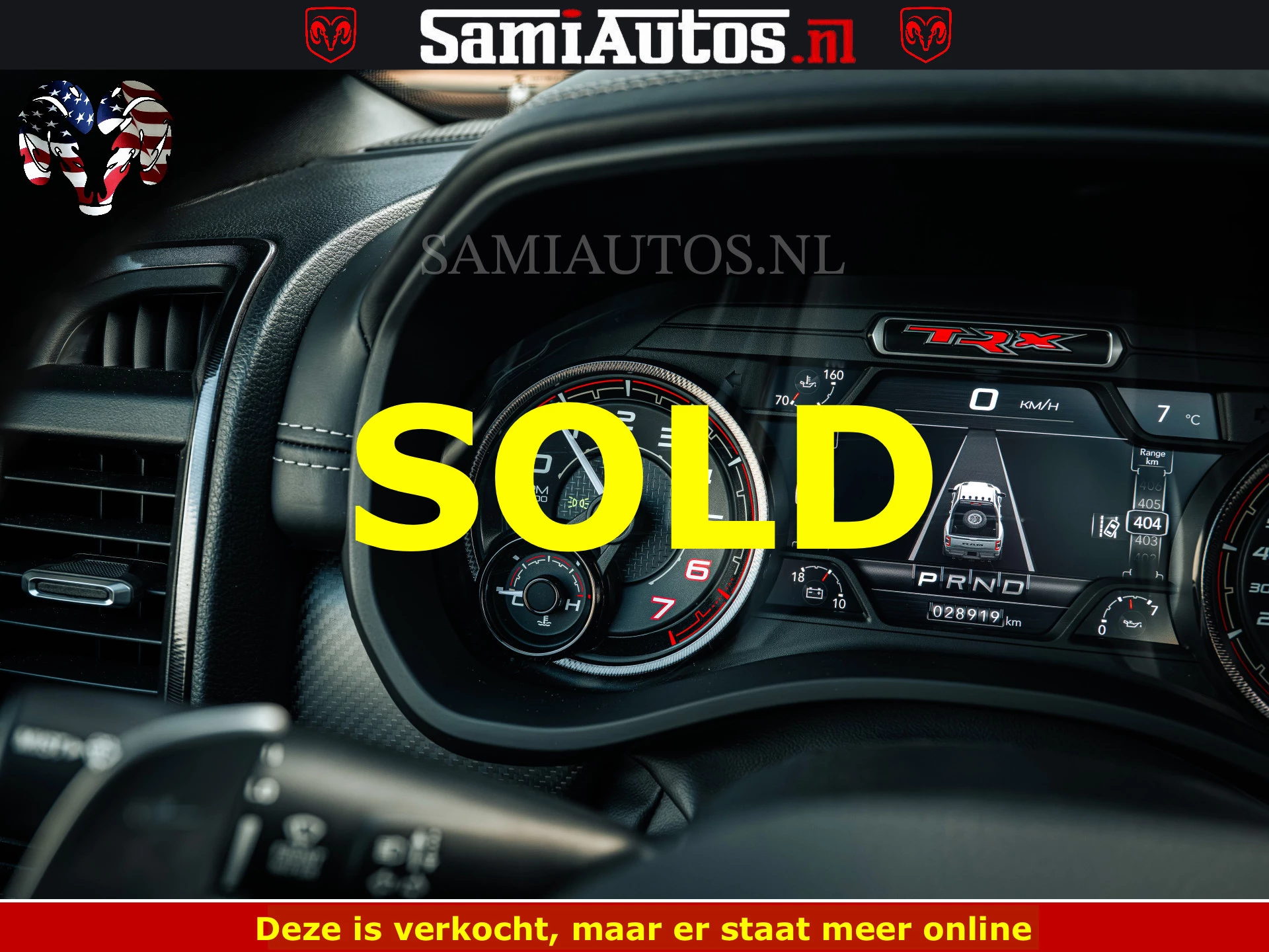 Dodge Ram Pick-Up 2023 - TRX HELLCAT | 6.2 V8 702PK | FLAME RED | BOM VOL | CARBON | RAMBAR | HUD | LPG | BEAD-LOCK WHEELS | immagine 88