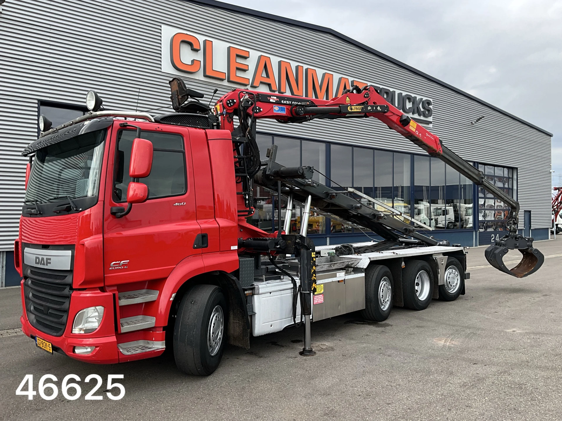 DAF FAQ CF 460 Euro 6 Palfinger 15 Tonmeter Z-kraan 2015 afbeelding 1