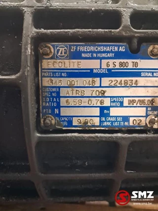 DAF N/A - Occ versnellingsbak 6S800TO DAF imagen 5