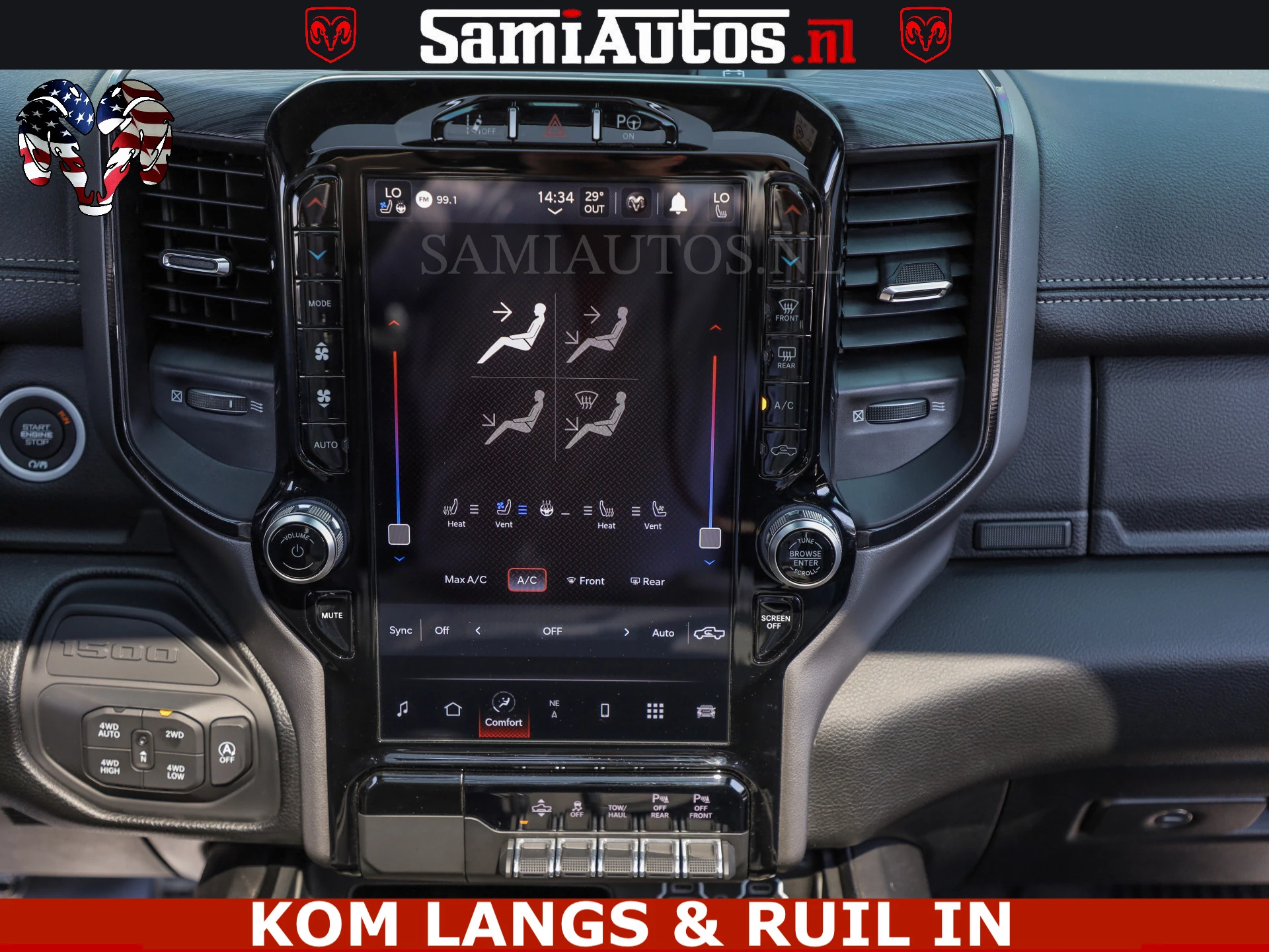 Dodge Ram Pick-Up 2024 - GT TRX PACK | 5.7 V8 HEMI | FLAME RED | HULK PACK | LUCHTVERING | MEGA DIK | DC | afbeelding 36