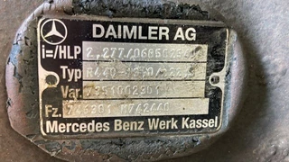 Mercedes-Benz N/A 2015 - 746301 R440-13,0/C22.5 RATIO: 2,277 ACTROS MP4 immagine 6