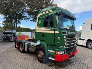 Scania R 2016 - R520 V8 / ENGINE RUNNING / BOOGIE / HYDRAULICS / ONLY:659602 KM / FULL-AIR / LWDS / AUTOMATIC / EURO-6 / 2016 afbeelding 2 miniatuur