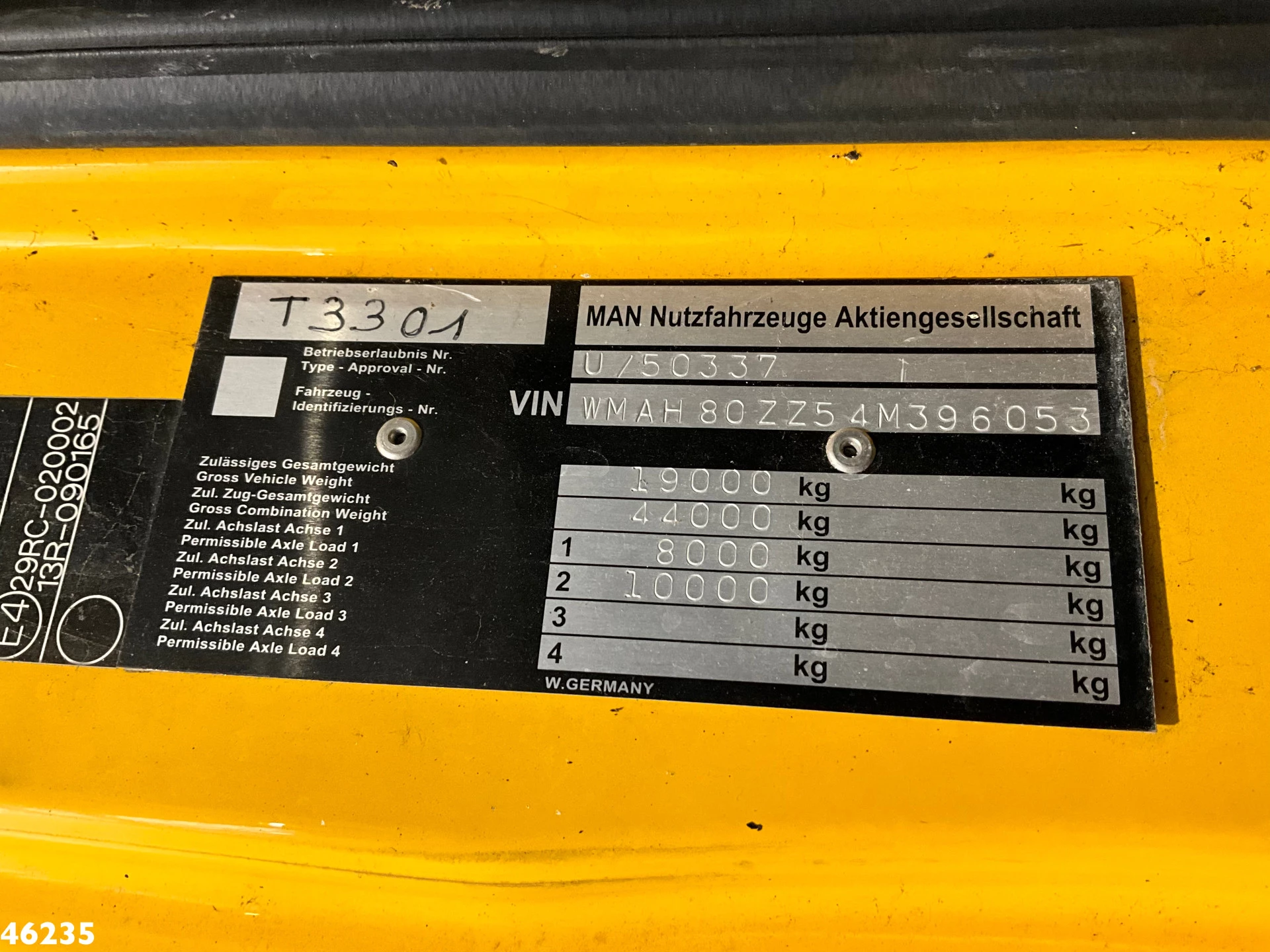 MAN TGA 2004 - 18.310 4x4 14 Ton kabelsysteem immagine 17