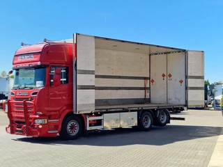 Scania R 2016 - R580 V8 Topline 6x2 - Box with sidedoors - Retarder - Full air - Leather image 62