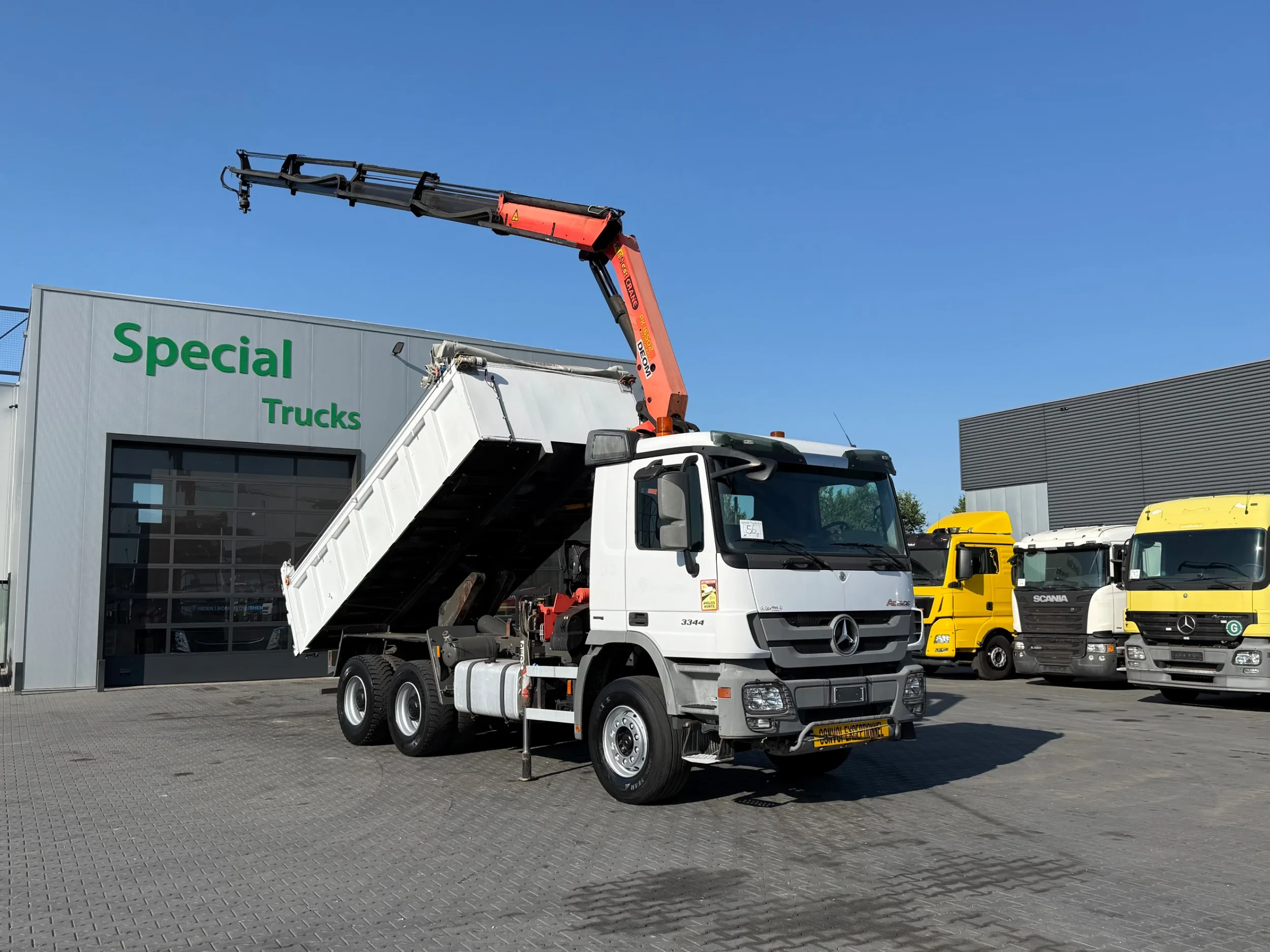 Mercedes-Benz Actros 2009 - 3344 6x4 / EPS / Euro 5 / Palfinger PK 16502 C / RC Kipper afbeelding 1