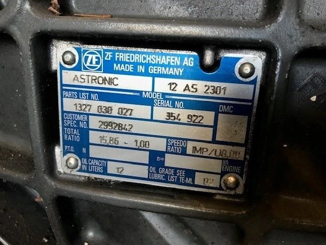 Iveco Stralis 2005 - 8869901 ZF 12AS2301 400 MODULATOR 42536890 image 2
