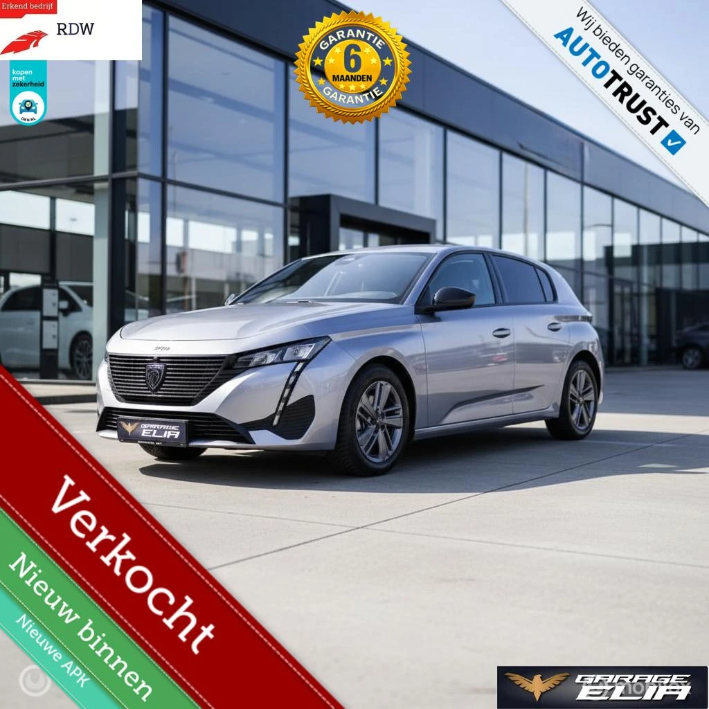 Peugeot 308 2022 - Active Pack Business 1.2 Turbo 130pk|6m Garantie obrázek 1