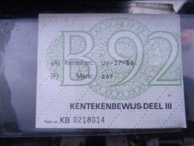 DAF 1968 - 1300 BB NL KENTEKEN obrázek 14