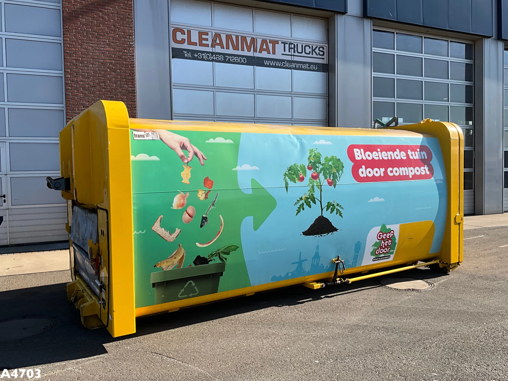 Translift 20m³ zijlader container 2013 afbeelding 1