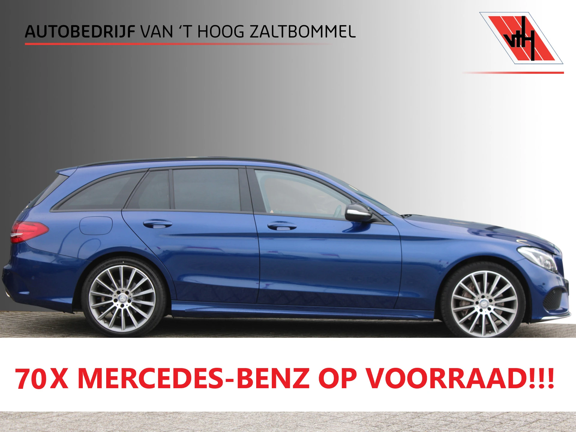 Mercedes-Benz C-Klasse 2015 - Estate 400 AUT9 4MATIC AMG Line NIGHT PAKKET PANORAMADAK HEAD-UP LUCHTVERING LEDER MEMORY TREKHAAK 19'' afbeelding 1