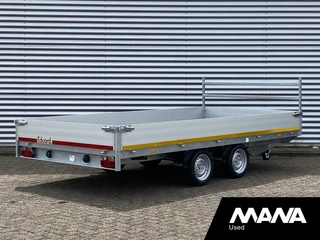 Eduard 4020 2024 - Plateau 3000kg 2as Tandem 400X200 cm Geremd afbeelding 3 miniatuur
