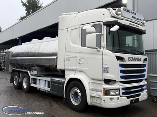 Scania R580 V8 Retarder, Stuuras, 15000 Liter roestvrijstalen tank TC11250
