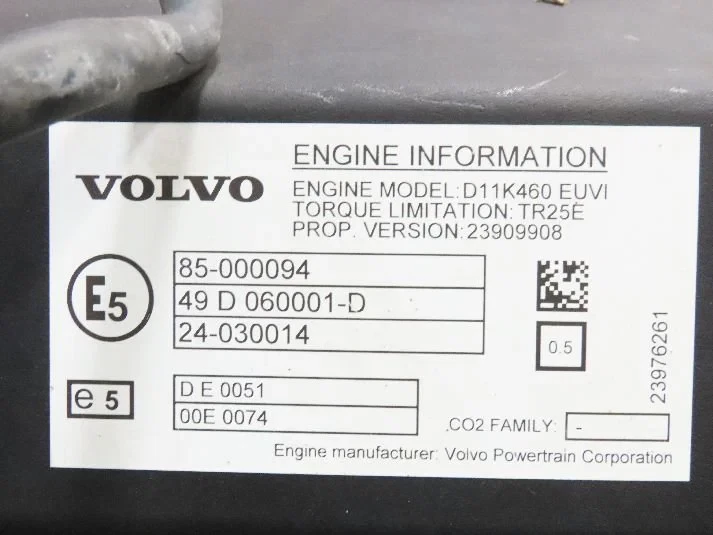 Volvo - 23639097 Motor D11K460 E6 Volvo obrázek 3